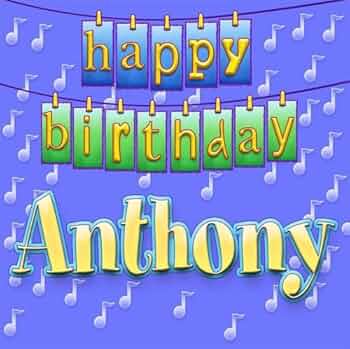 Happy Birthday Anthony: Happy Birthday Anthony: Amazon.ca: Music